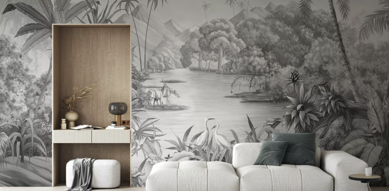 Des paysages lointains qui invitent à la rêverie... 