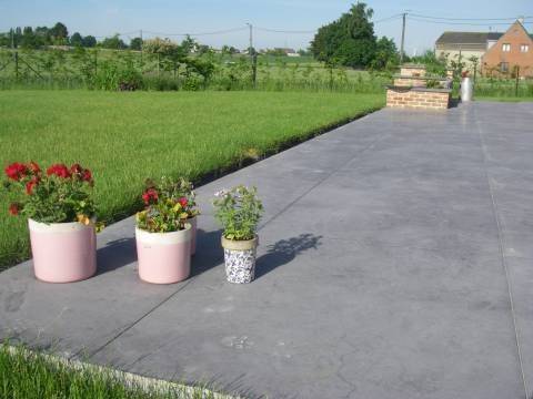 Terrasse en béton Poissy