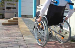 Rampe pour personne handicapée