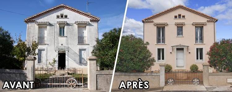 réussir la rénovation de la façade d'une maison