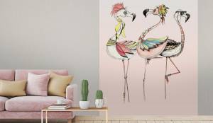 Papier peint Simone et Marcel 