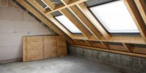 Combles charpente en fermettes industrielles