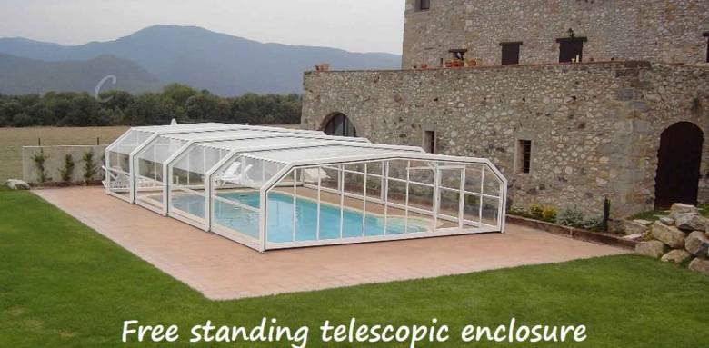abri de piscine polycarbonate Etiolles