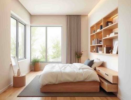 Chambre aménagé en longueur 