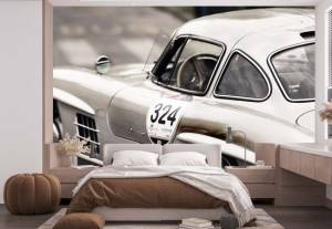 Papier peint panoramique décor rallye de Monte Carlo