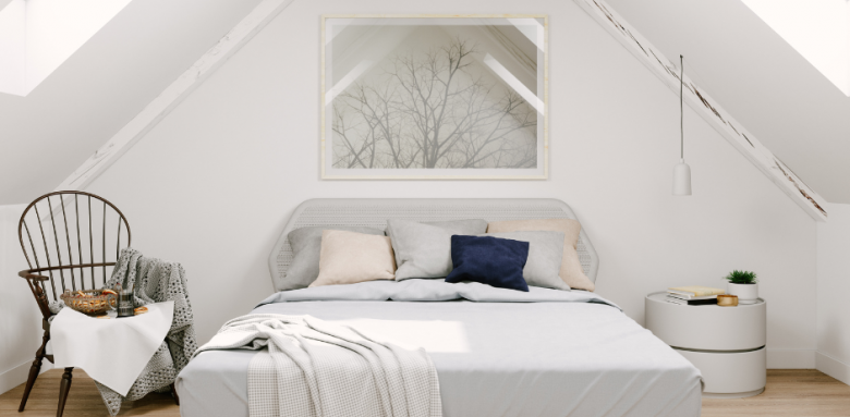 Aménagement des combles pour une chambre pour les invités