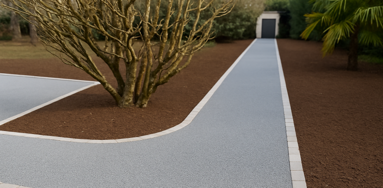 Le béton drainant (69340 FRANCHEVILLE)