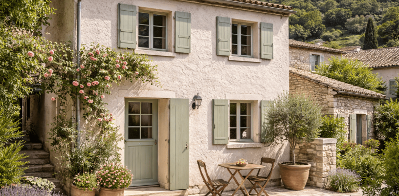 Revêtement de façade en crépi extérieur - Solliès-Toucas 83