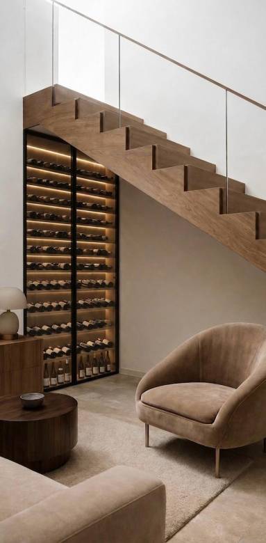 Cave à vin sous escalier sur Gréasque 
