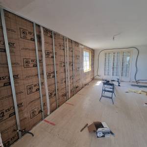 Isolation intérieure des murs extérieurs