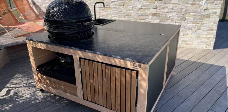 meubles pour une cuisine extérieure à Blain