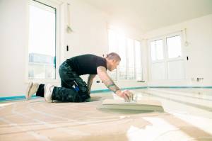 Recouvrir sol en carrelage