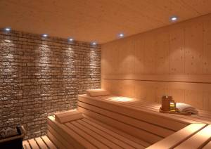 Installation d'un sauna intérieur 