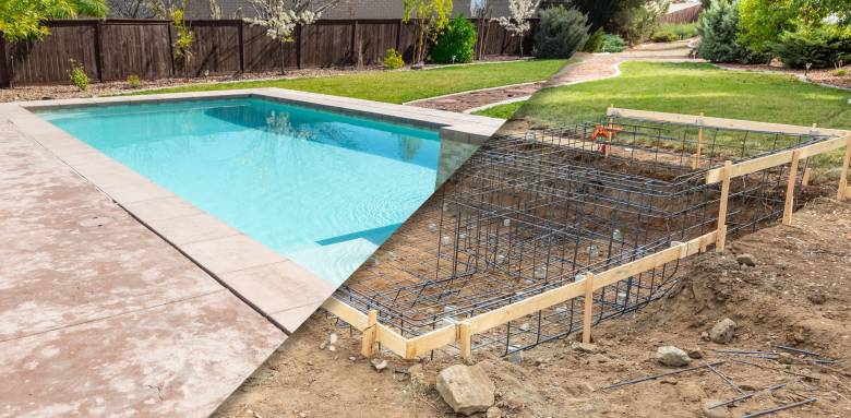 Construire une piscine à Tours.