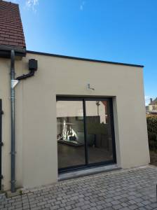 Toit plat en membrane EPDM