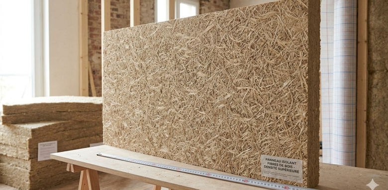 La fibre de bois comme isolant