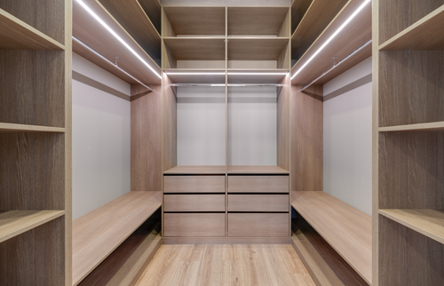 Dressing en bois claire