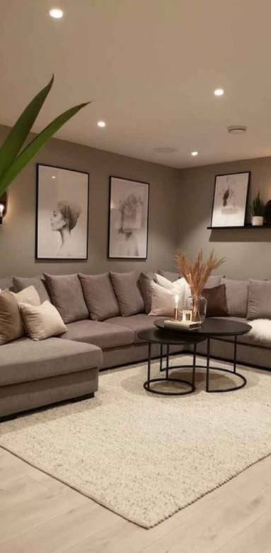 Espace salon cocooning