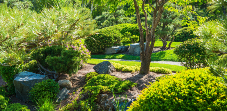 Aménagement de jardin en pente