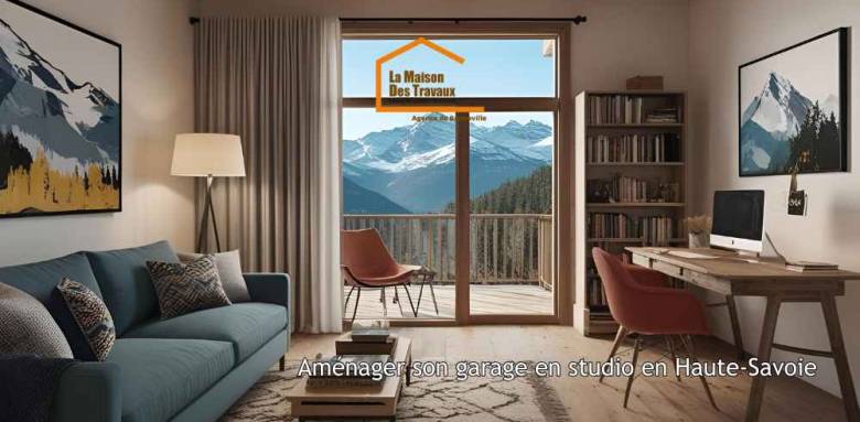 Aménager son garage en studio en Haute-Savoie