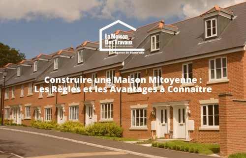 maison mitoyenne en brique rouge