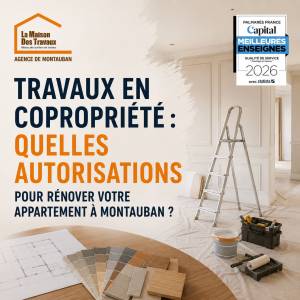 Autorisations pour rénover un appartement - Montauban 82