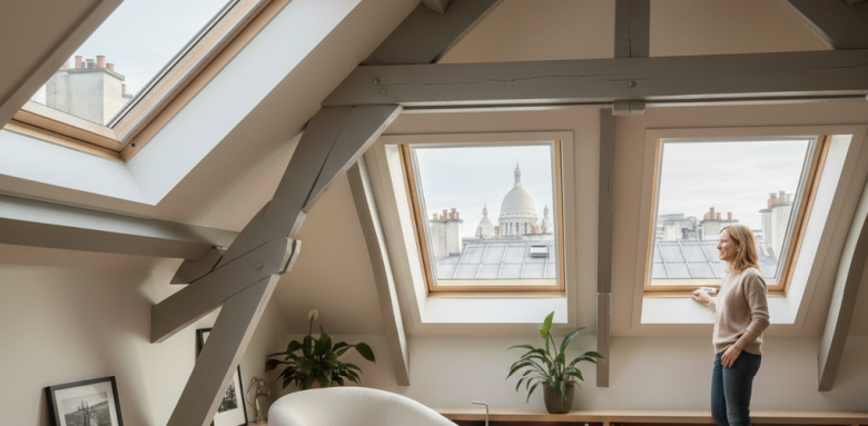 Aménagement de combles à Paris 17 
