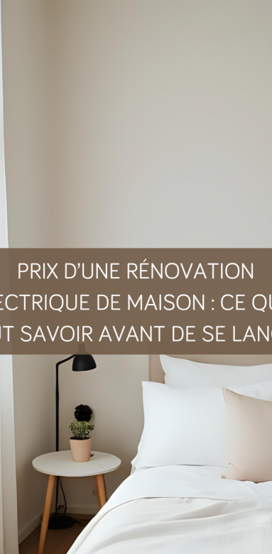 prix rénovation électrique maison