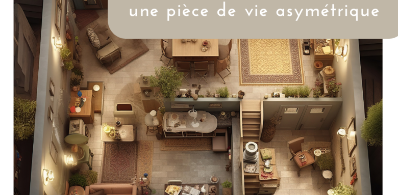 Nos conseils pour aménager une pièce de vie asymétrique