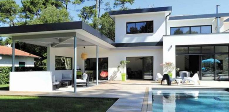 Extension à toit plat