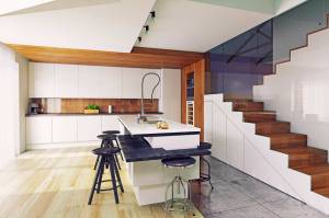 Aménager le dessous de votre escalier. 