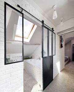 Verrière porte coulisssante