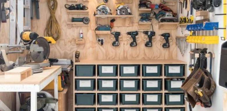 Garage aménagé