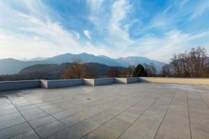 terrasse en carrelage