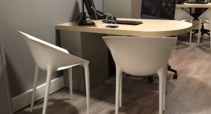 Aménagement d'une agence immobilière par l'agence de Joué-lès-Tours