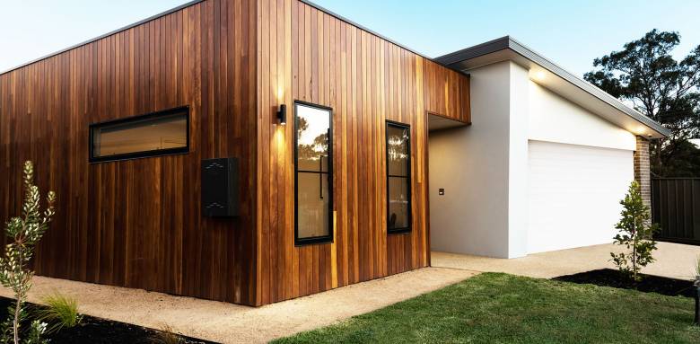 Rénovation en bardage bois à Beauvais