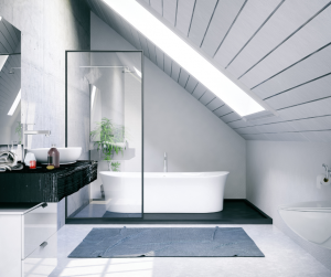 Salle de bain sous les combles