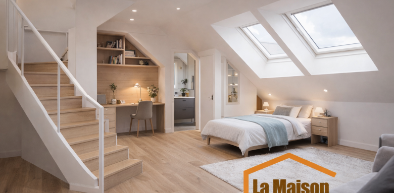 aménagement de combles à Rambouillet par la Maison des travaux