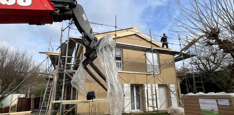 Rénovation d'une toiture voironnaise par sarking