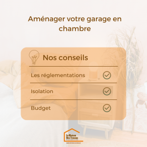 Comment aménager un garage en chambre ?