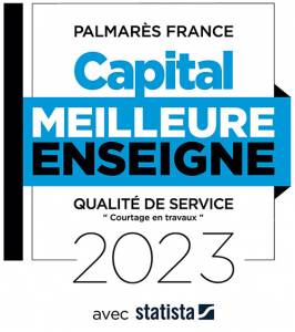 La Maison des Travaux, élue meilleure enseigne 2023 pour sa qualité de service !