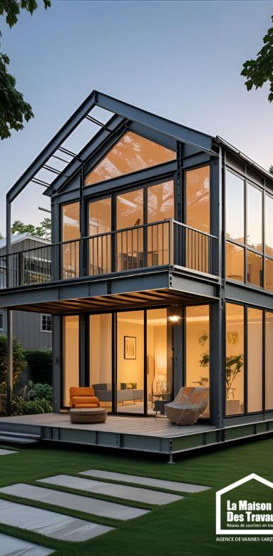 détail charpente métallique acier