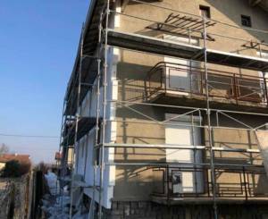 ravalement de façade chez un client à Pontcharra (38)