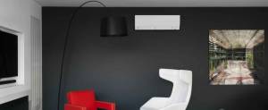 Climatisation avec un émetteur de type mural (Mitsubishi Electric)