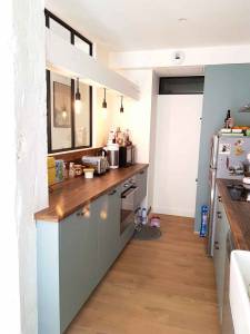 Aménagement d'une petite cuisine avec un couloir - Nantes 44