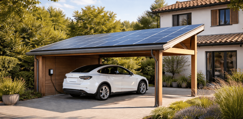 Installation de carport solaire - Montauban 82