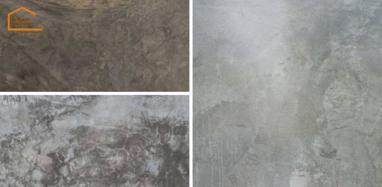 Différent béton ciré
