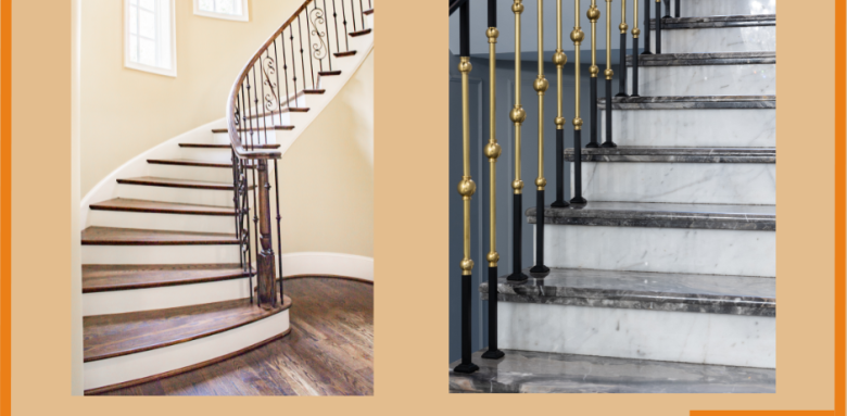 Rampe d'escaliers classique