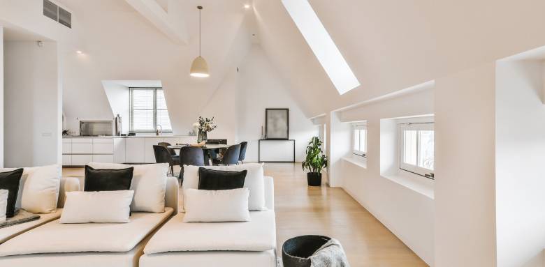 aménagement des combles salon à paris 18 