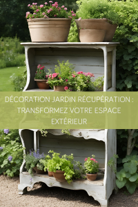 décoration jardin récupération